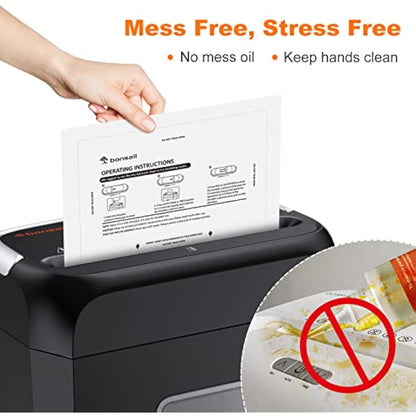 Bonsaii Paper Shredder Lubricant Sheets - Pack of 12