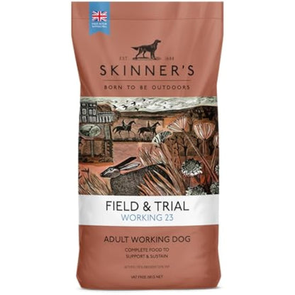 Skinner's Field & Trial Complete Dry Working 23 Adult Dog Food, 15 kg (Pack of 1)