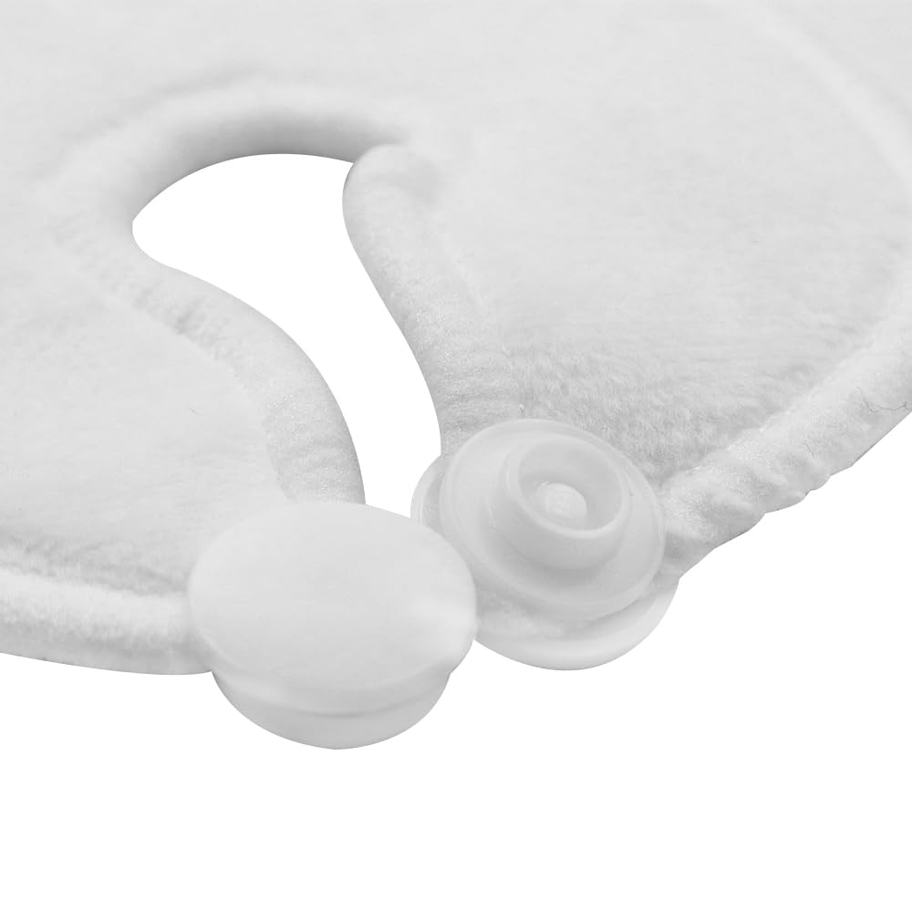 Hsthe Sea 12 Pieces G Tube Pad Holders Reusable Feeding Tube Supplies For Feeding Support Abdomen Button Cover Breastfeeding Nursing (White)