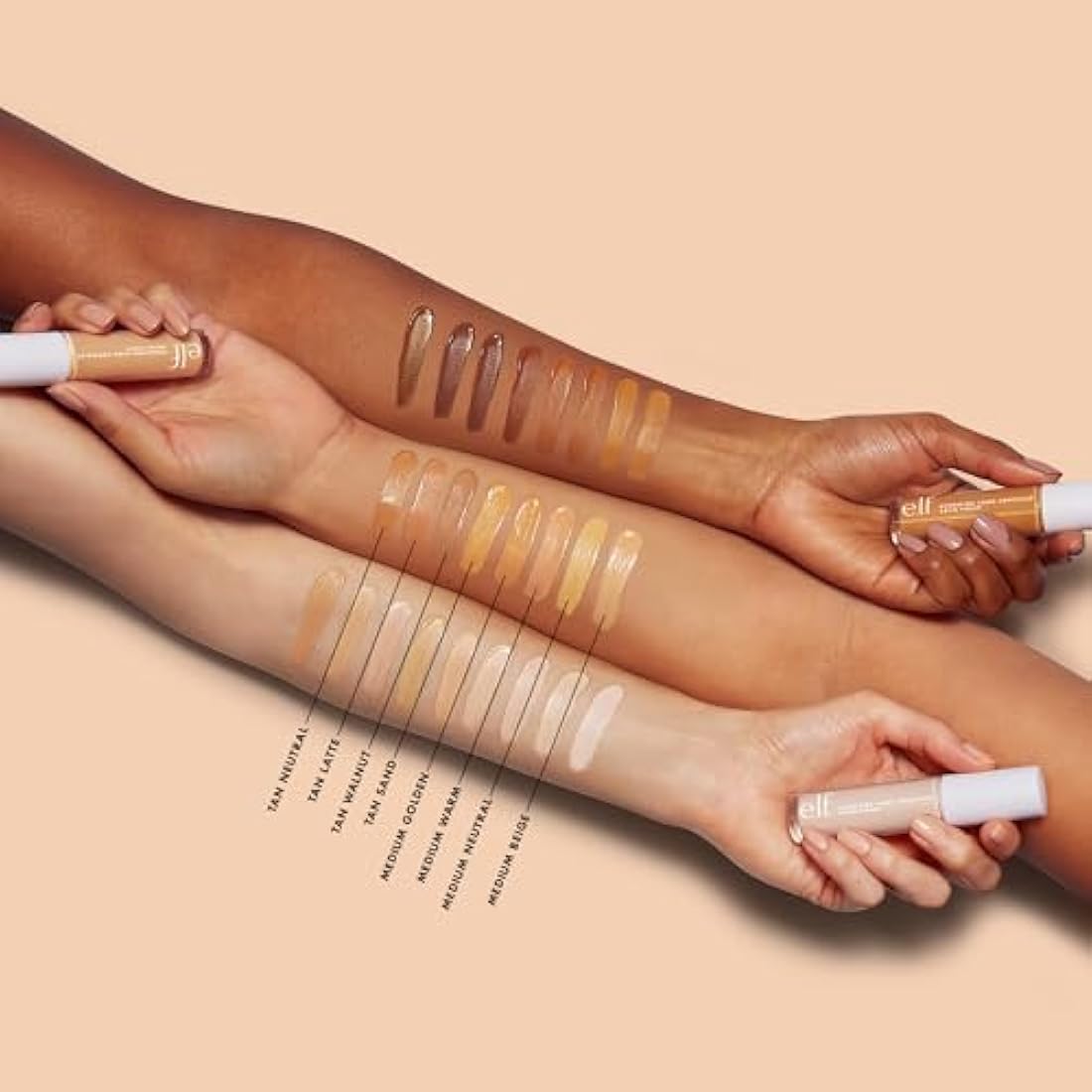 e.l.f Hydrating Satin Camo Concealer Tan Walnut