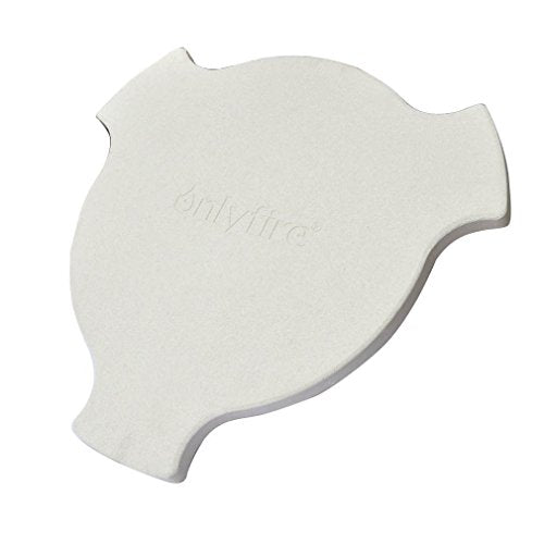 Onlyfire Heat Deflector Compatible for Large Big Green Egg and Premier Kamado Kooker, 44.5CM (17 1/2"), Ceramic Kamado Grill Smoker Replacement