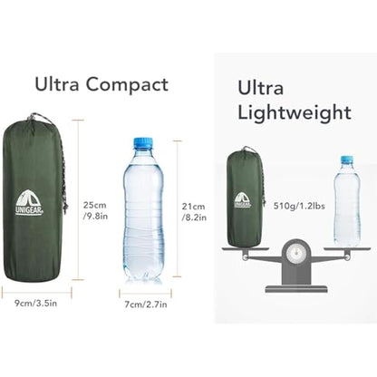 Unigear Ultralight Inflatable Sleeping Pad, Compact Air Camping Mat,Lightweight Camping Mattress for Backpacking, Hiking and Traveling, 187cm(L) x66cm(W) x5.5cm(H)
