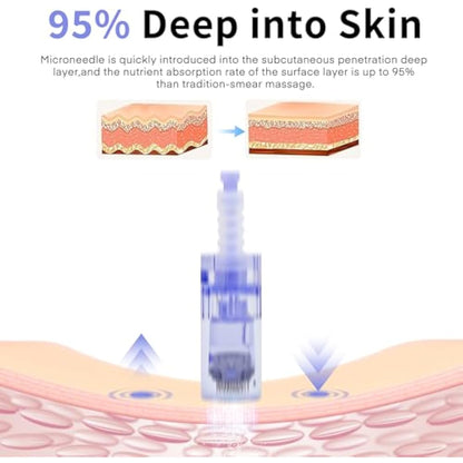 20 Pieces 36 pin Needle Cartridge for Dr.pen A6, Mysweety Microneedles for Electric Derma Microneedle Stamp Pen