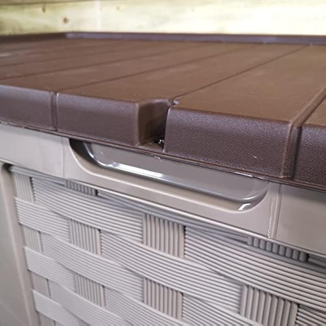 Starplast Rattan Style Garden Storage Box 634L