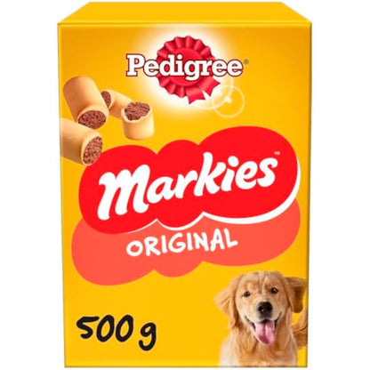 Pedigree Markies - Biscuits Dog Treats With Marrowbone, 12 x 500g
