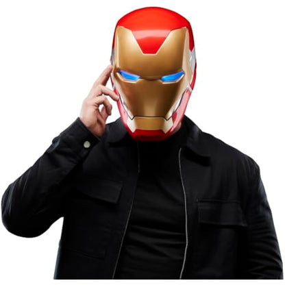 AVENGERS Marvel Legends Series Iron Man Premium Electronic Helmet with Light FX, Endgame Adult Roleplay Gear