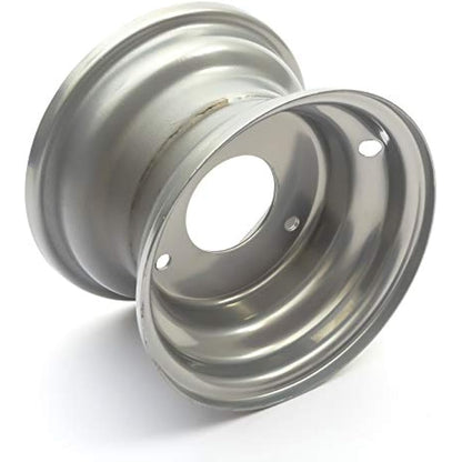 Steel Wheel Rim In Silver For Kids Quad Bikes 50cc 70cc 90cc ATV's Fits Tyre Size 145x70-6 Centre Hole is 54mm
