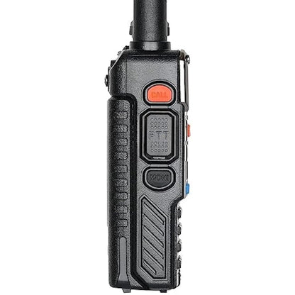 BAOFENG BF UV-5R 8-Watt Dual Band Two-Way Radio (144MHz-146MHz VHF & 430MHz-440MHz UHF) Includes Full Kit, Black
