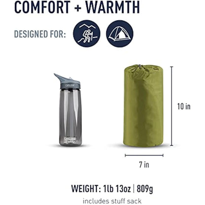 Colchoneta autohinchable Camp R Oliva, green