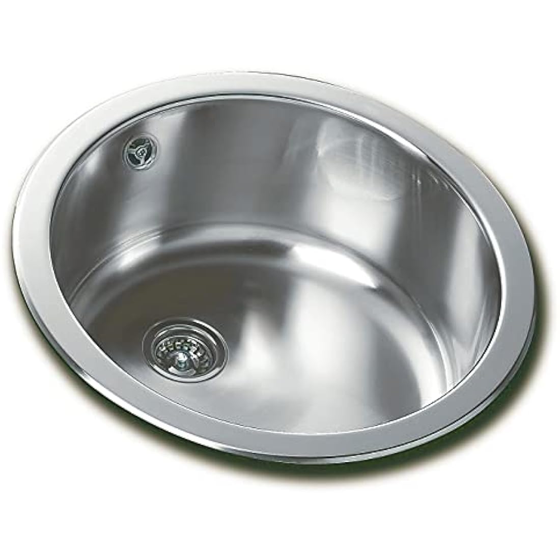 Teka Eline 180 mm Round Basin Sink with 1 Basin 45 cm Stainless Steel
