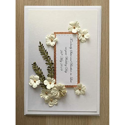 Craft UK 2043 Premium 40, 300 GSM 6x6 Card & Envelopes, White 300 GSM