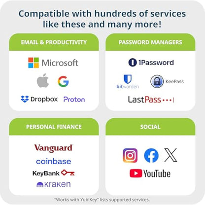 Yubico - YubiKey 5C NFC - Two-factor authentication (2FA) security key, connect via USB-C or NFC, FIDO certified - Protect your online accounts