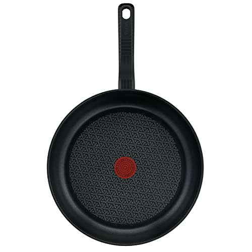Tefal Comfort Max 24/28cm Stainless Steel Frying Pan Set ? Durable Non-Stick Pan with Thermo-Spot Heat Indicator, Induction Compatible Base,