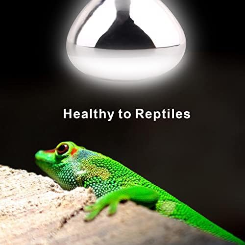 DERNORD Mercury Vapour Bulb Tortoise - 100W UVA UVB Heat Lamp Bulb for Turtle Snakes Bearded Dragon Vivarium Hedgehog Solar Spotlight Basking Bulbs E27 Screw