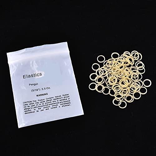 Pack of 5 Rubber Bands Latex Elastics 5/16 Inch 3.5 oz Orthodontic Orthodontic Latex Elastics