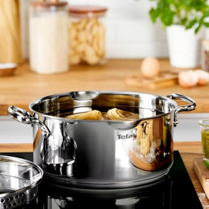 Tefal A70546 Duetto Cooking Pot Diameter 24 cm Suitable for Induction Cookers
