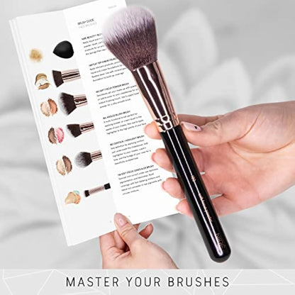 Niré Beauty Professional Makeup Brushes - 15-piece Award Winning Vegan Makeup Brush Set with Case, Blending Sponge, Brush Cleaner, Guide, Gift Box