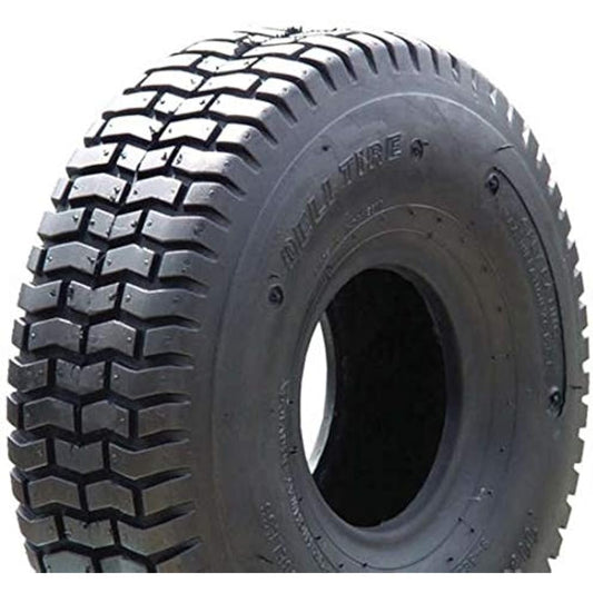 BITS4REASONS 8 INCH DIAMETER TYRE, New Model Deli S365 18x6.50-8 (71A6) (4PR) (TL E) - Turf Tyre for Ride On Garden Lawnmower Tractor Golf Buggy or Trailer