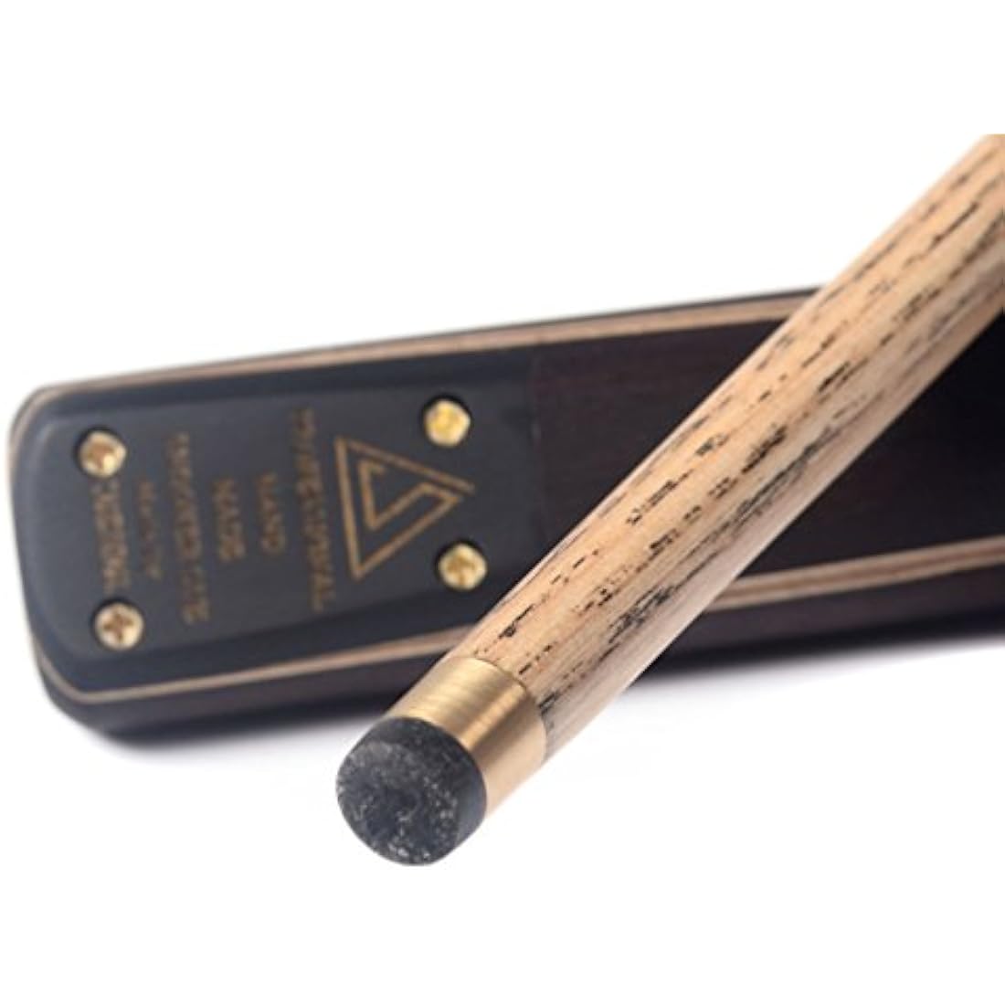 CUESOUL 57" 3/4 Jointed Snooker Billiard Pool Cue Handcrafted 18oz with Telescopic Aluminium Extension & 6" Walnut Extension, Ash Shaft & Walnut Butt, in Aluminium Cue Case, 9.5mm Tip Snooker Cue Set