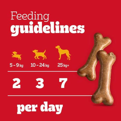 Pedigree Biscrok Original 10 kg Snacks, Dog Treats Gravy Bones Biscuits Dog Treats, Megapack