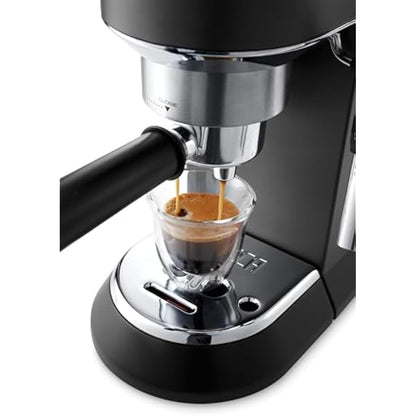 De'Longhi Dedica Style, Traditional Pump Espresso Machine, Coffee and Cappuccino Maker, EC685BK, Black
