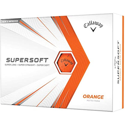 Callaway Golf Supersoft Golf Balls 2021 (Pack of 12-balls)