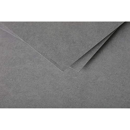 Clairefontaine - Ref 5636C - Pollen Adhesive Envelopes (Pack of 20) - C6 Sized, 120gsm Paper, Printer-Compatible, Acid Free, Adhesive Strip for Easy Seal - Dark Grey