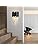 AHXIAOZN Modern Black Crystal Wall Lamp, E14 Crystal Wall Sconce Light, 25cm x 40cm x 12.5cm, Bedroom, Living Room, Kitchen, Hallway, Stairs