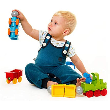 SMARTMAX - My First Animal Train, Magnetic Discovery Play Set, 25 pieces, 1-5 Years