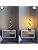 Set of 2 Modern Spiral LED Table Lamps,ELINKUME Warm White Bedroom Bedside Lamp,Stepless Dimmable,Living Room Minimalist Decorative Lighting 12W,Reading Desk Light for Office and Study,Black