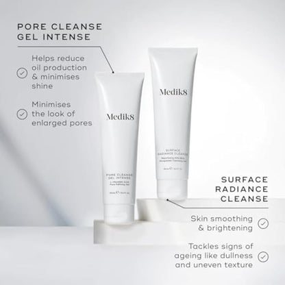 Medik8 Surface Radiance Cleanse Resurfacing AHA/BHA Mangosteen Cleansing Gel 150ml