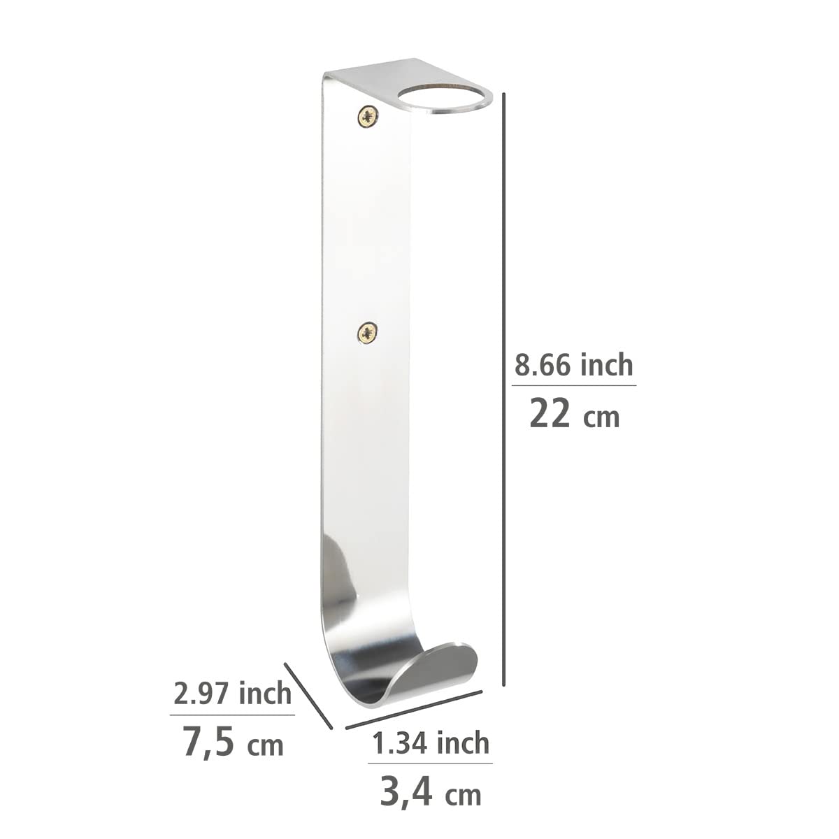WENKO Turbo-Loc® Telde Soap Dispenser Holder Stainless Steel
