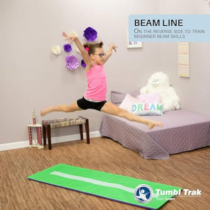 Tumbl Trak Cartwheel Beam Mat, 60cm x 1.8m, Gymnastic Mat for Training, Balance Beam Line