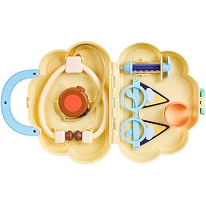 Bluey Cloud Bag Doctor's Set, Doctor Check Up Set, Toy Doctor's Playset with 7 Play Pieces, Multicolor (13095)