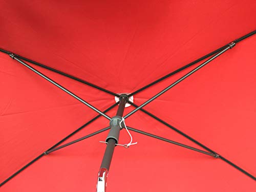 QUICK STAR Balcony Parasol 2 x 1.25 m Rectangular Tiltable Terra
