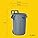 Rubbermaid Commercial Products Wheeled Brute Container 167L, Grey, 2131929