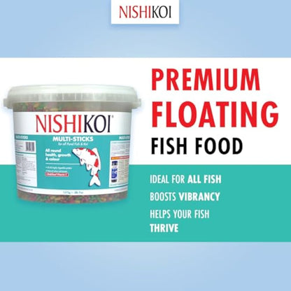 Nishikoi Multi-Sticks Complete Food for Koi and Pond Fish - 1575g