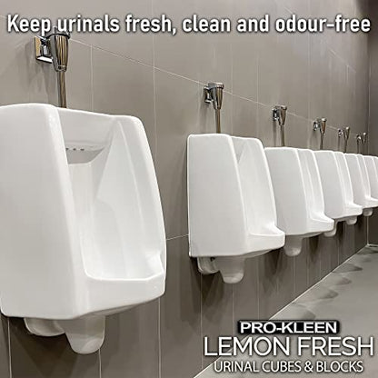Pro-Kleen Urinal Channel Blocks 3KG - Lemon Fragrance - Non PDCB - Slow Dissolving - 30 Day Control
