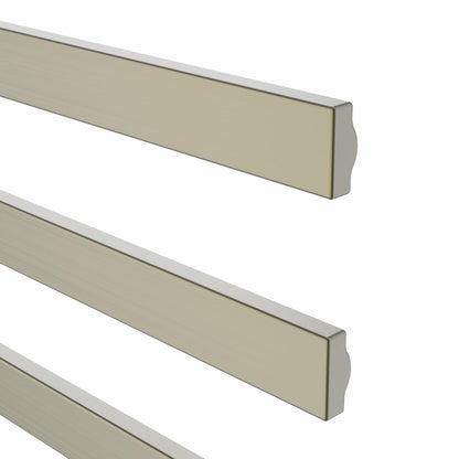 Warmehaus Bathroom Heated Warming Towel Rail 1600x600mm Brushed Brass