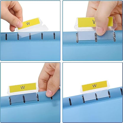 Suspension Files, MerryNine 15PCS Polypropylene Filing Cabinet Suspension Files with Tabs and Card Inserts for School Home Work Office Organization **Check Size Before Ordering ** (Bule, A4)