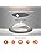 ALUSSO LED Downlights Dimmable 6W, 540lm Ultra Slim Spotlights 68-75mm, IP44 Recessed Lights Warm White 3000K Natural White 4000K Cool White 6500K for Bathroom Kitchen, Nickel