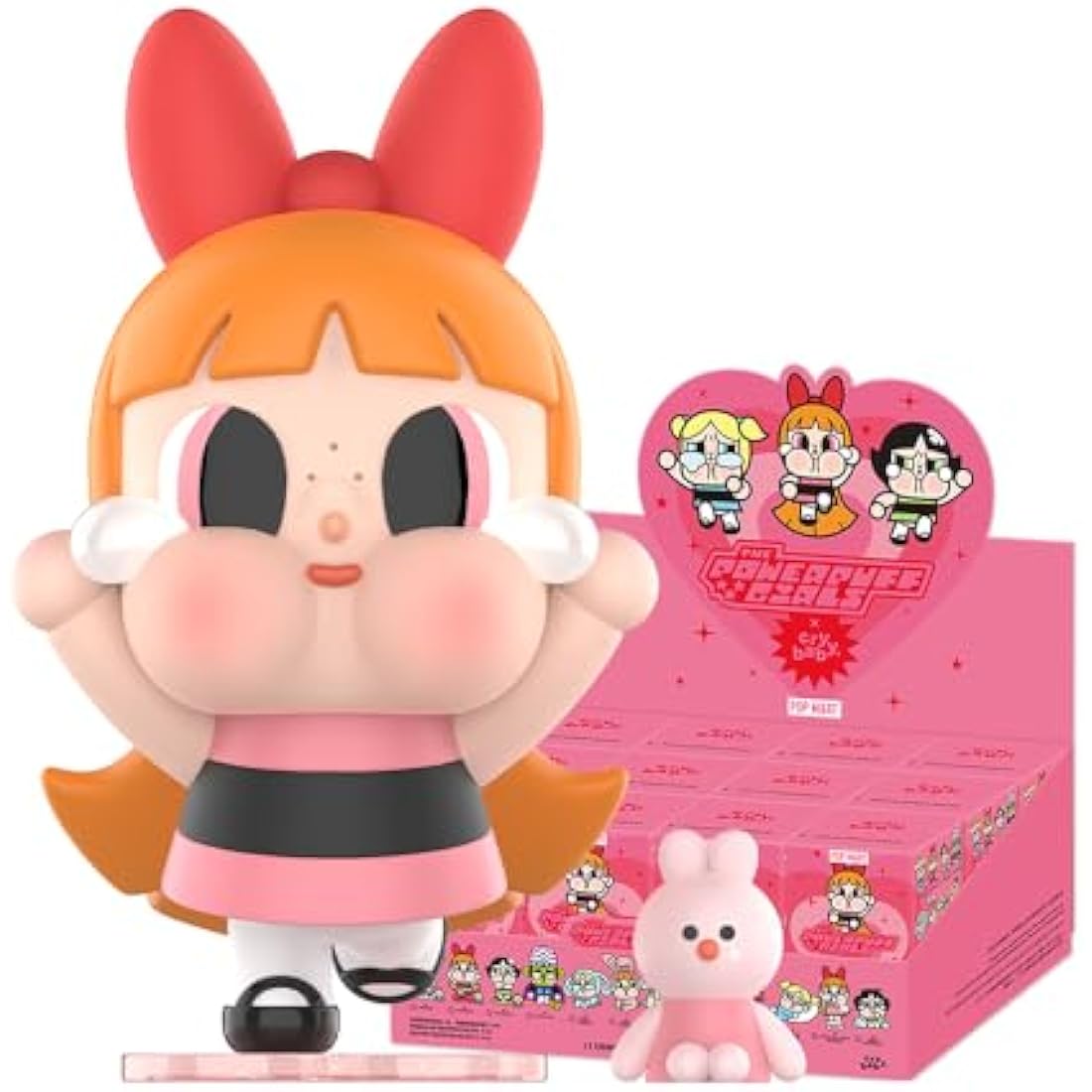 POP MART CRYBABY x Powerpuff Girls Series Whole Set（12Boxes） 2.5 inches Articulated Character Premium Design gifts for women Fan-Favorite Collectible Toy Art Toy Action Figure