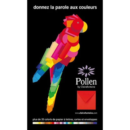 Clairefontaine - Ref 5865C - Pollen Adhesive Envelopes (Pack of 20) - DL Sized, 120gsm Paper, Printer-Compatible, Acid Free, Adhesive Strip for Easy Seal - Lilac