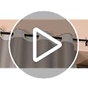 Black Curtain Poles for Eyelet Curtains, Industrial Curtain Pole Metal Extendable, Industrial Curtain Rod for Windows 135cm-365cm, Room Dividers Curtain Rail.