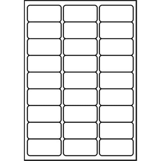 SmithPackaging A4 Self Adhesive Address Labels, 27 Labels Per Sheet, 100 Sheets, 63.5 x 29.6mm 2700 Labels