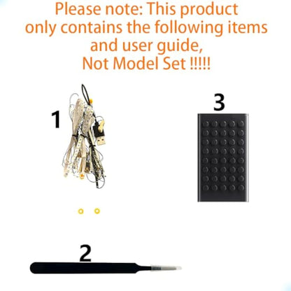GEAMENT LED Light Kit Compatible with LEGO Notre Dame de Paris - Lighting set for Architecture 21061 (Model Set Not Included)