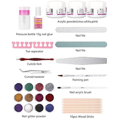 Deciniee Acrylic Nail Practice Hand - Flexible Professional Model - Adjustable Fake Hand for DIY Manicure