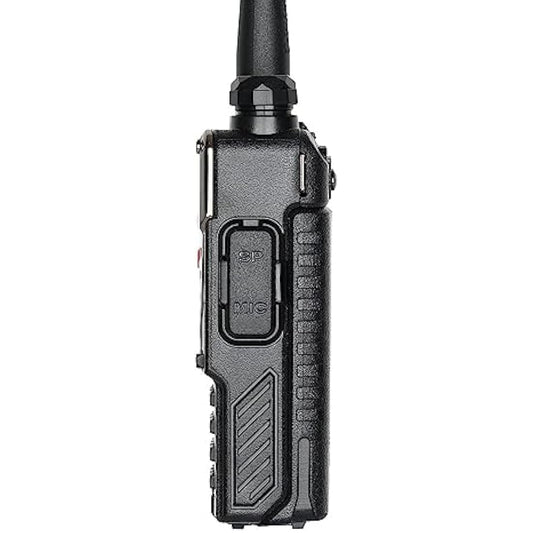 BAOFENG BF UV-5R 8-Watt Dual Band Two-Way Radio (144MHz-146MHz VHF & 430MHz-440MHz UHF) Includes Full Kit, Black