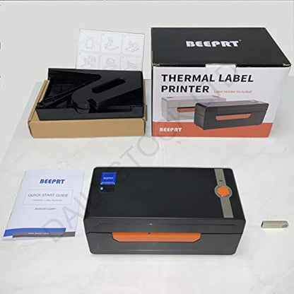 BEEPRT Shipping Label Printer Thermal Label Printer 4x6 USB & Bluetooth options for Phone, Windows & Mac. Royal Mail Evri Etsy Ebay Postage works with zebra brother 100x150mm Wireless 6x4
