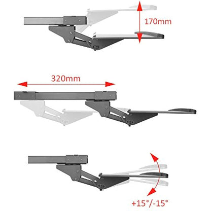 Maclean MC-757 Keyboard and Mouse Holder Tray for Desk 67cm Surface